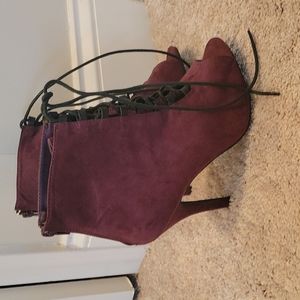 Purple Boots/ heels